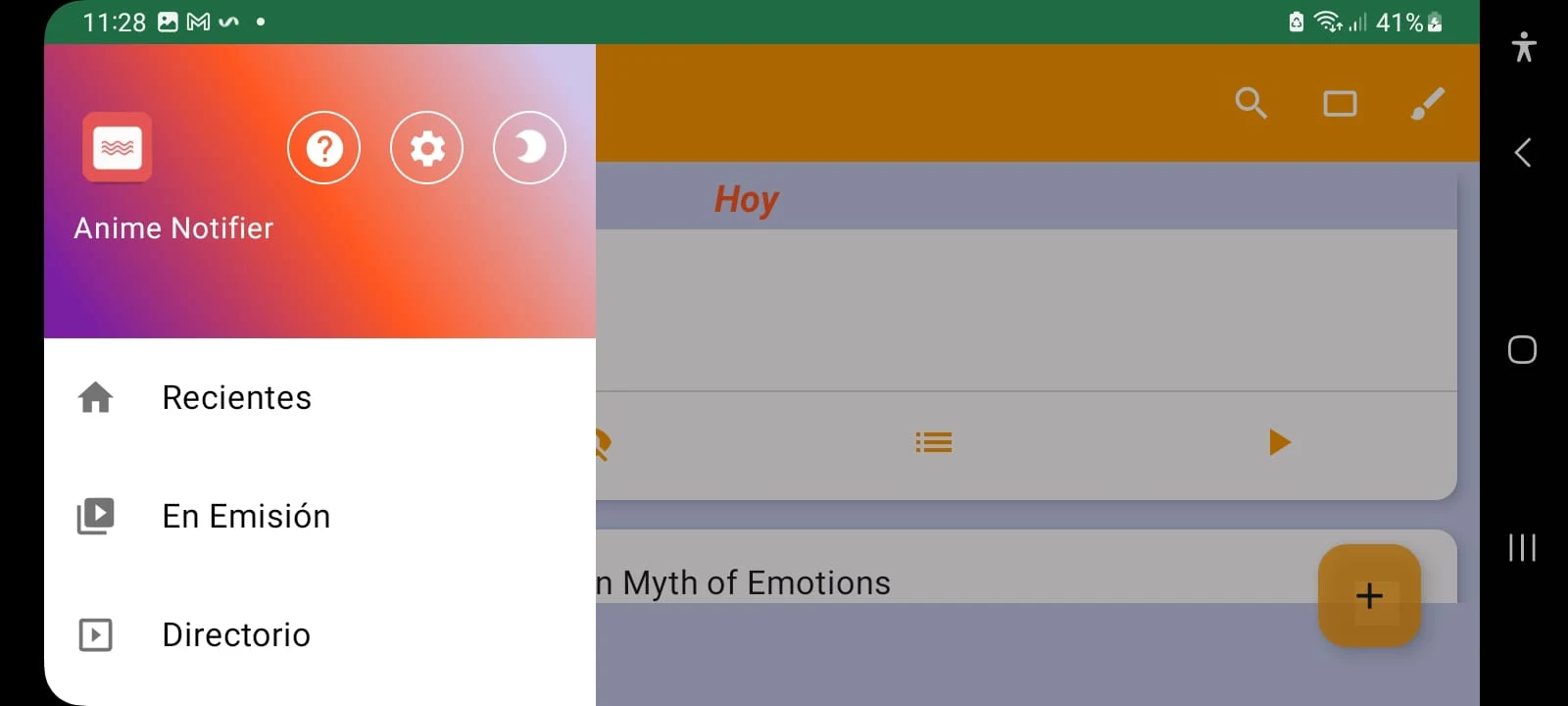 Anime Notifier screenshot