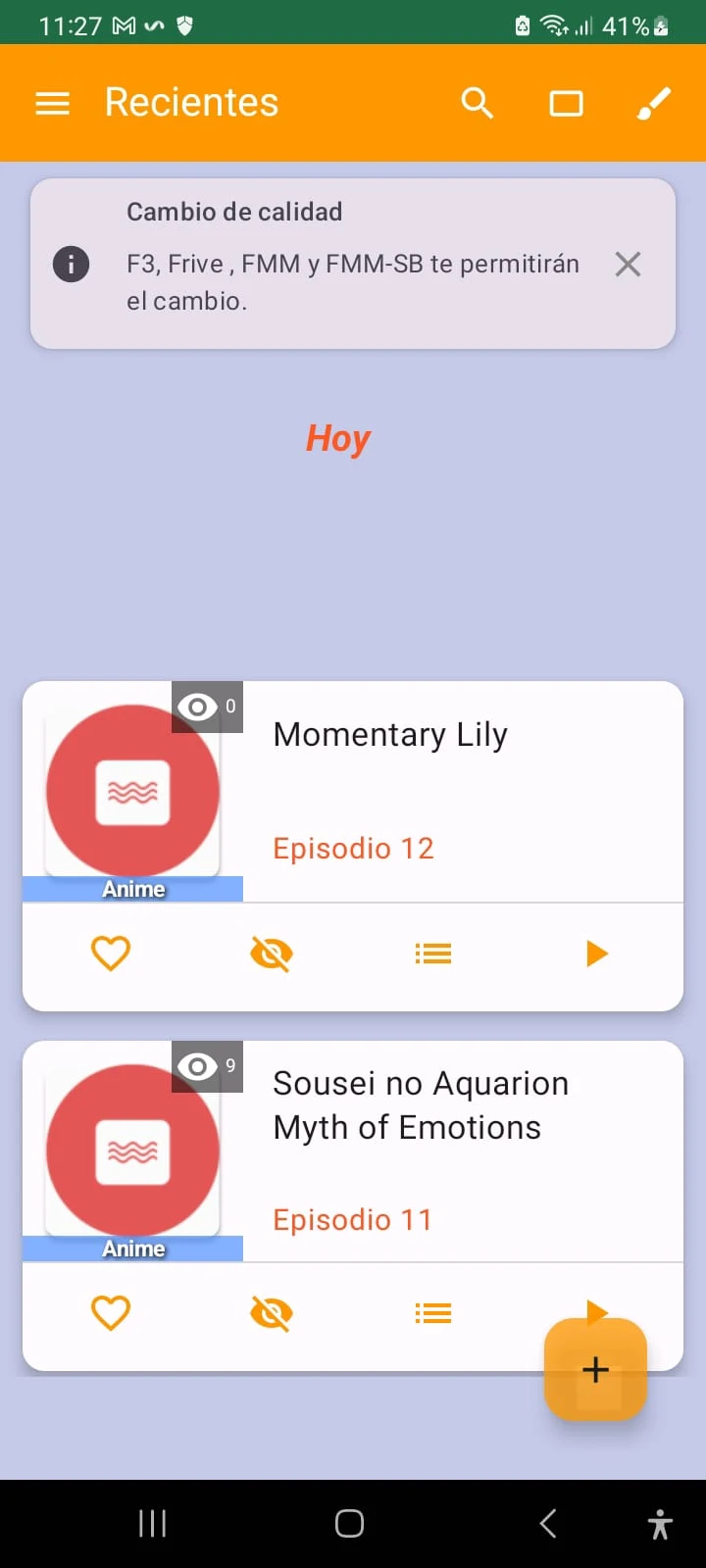 Anime Notifier screenshot